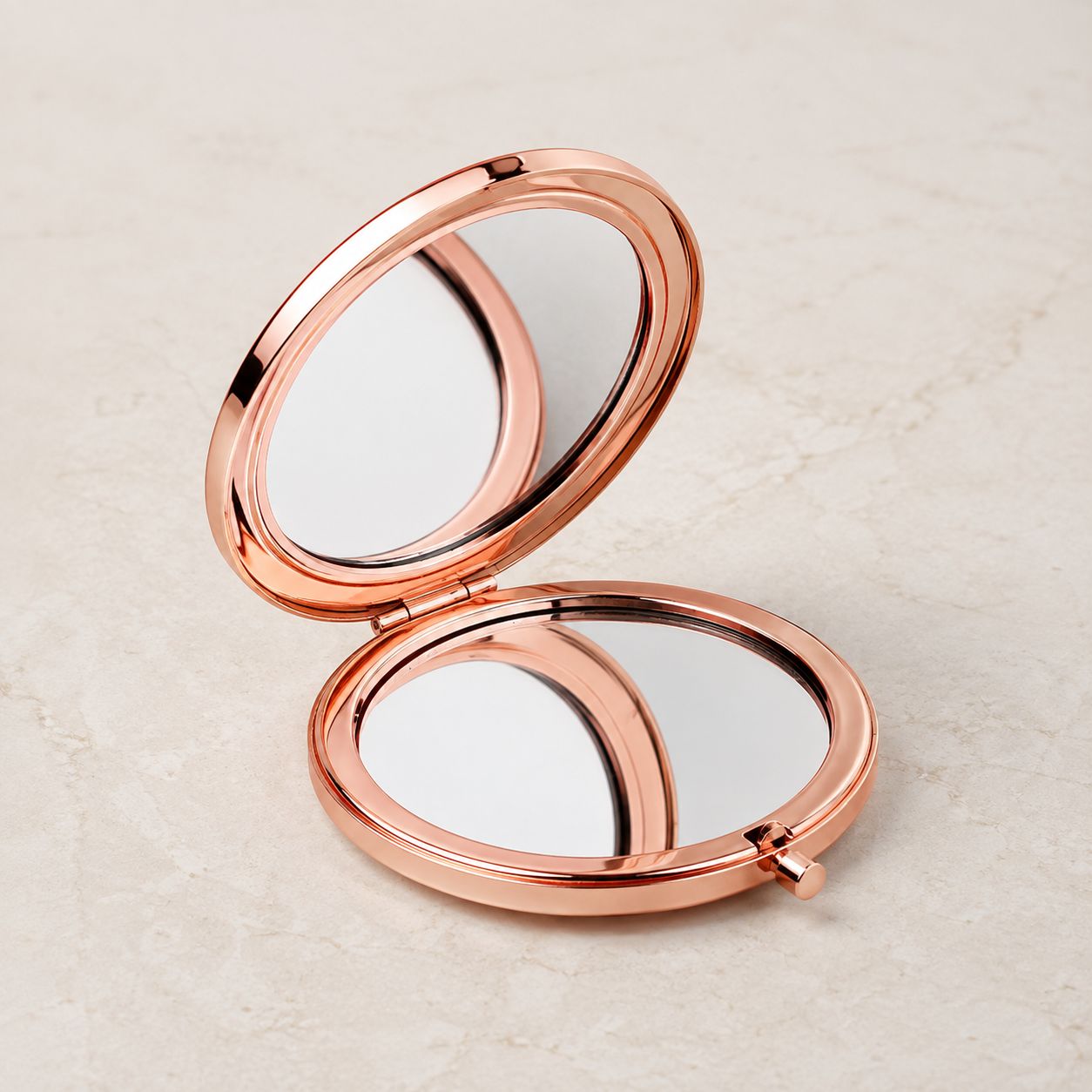 Miroir de poche rose gold - Ultra Fin Pliable Chic