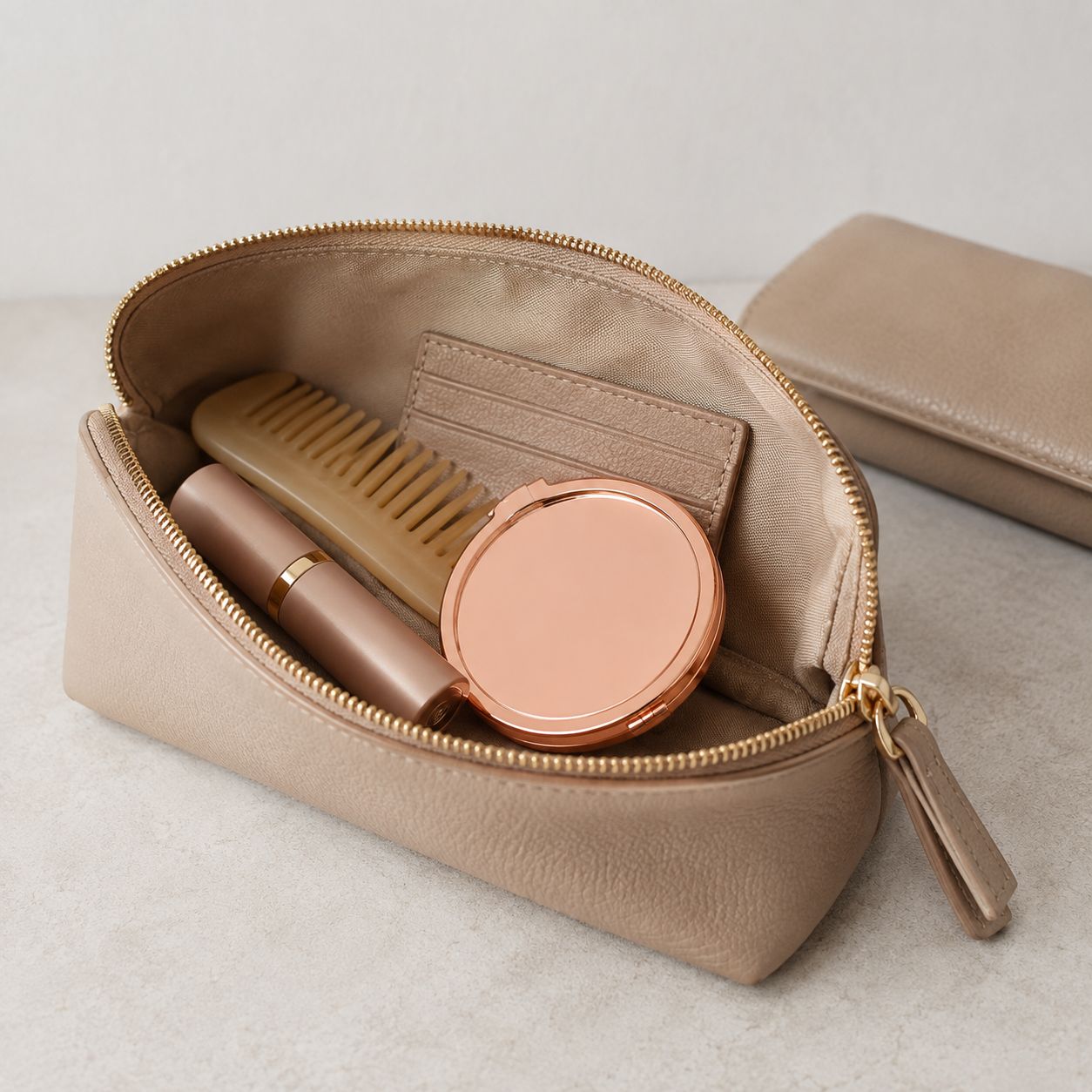 Miroir de poche rose gold - Ultra Fin Pliable Chic