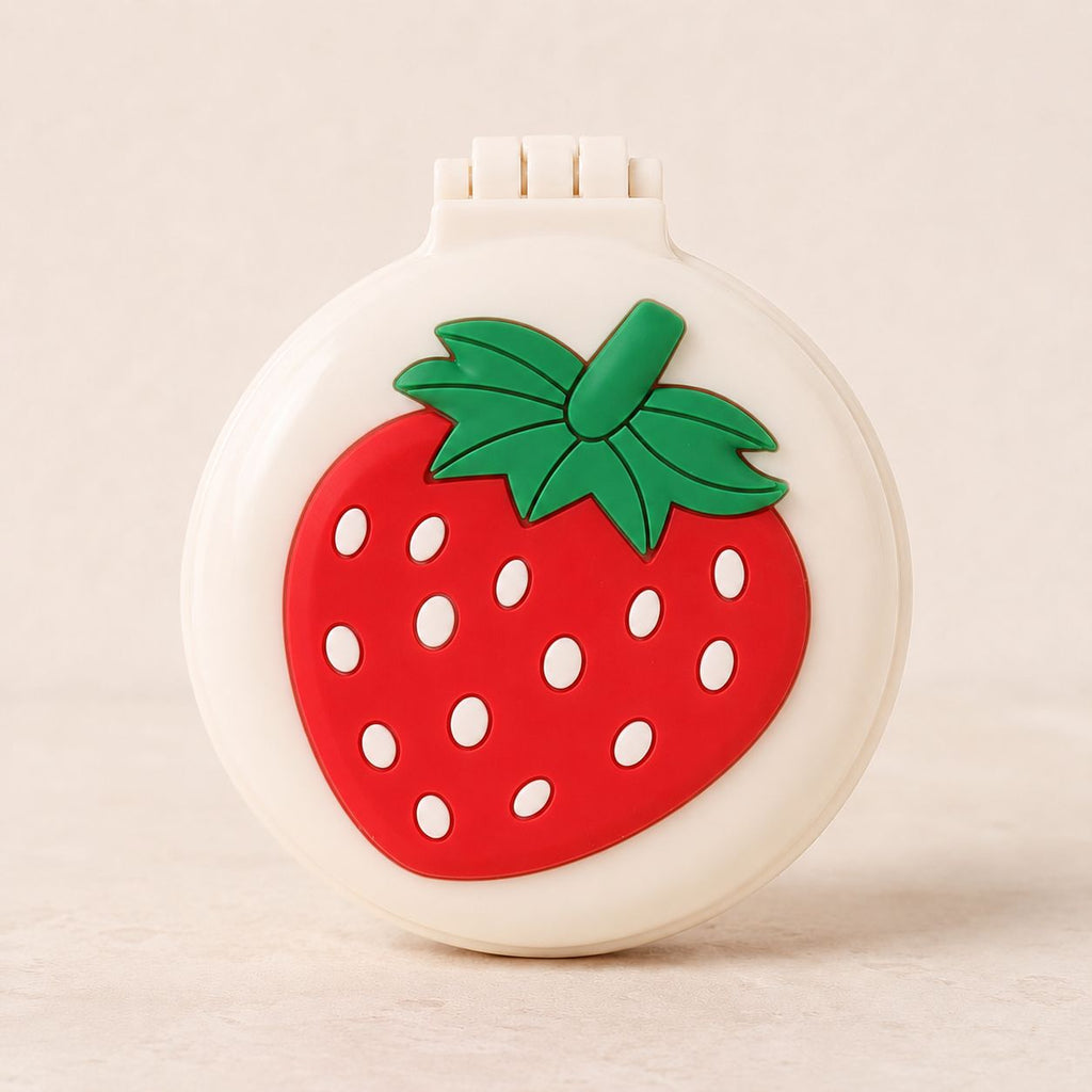 Miroir de Poche Pliable - Brosse & Design Kawaii