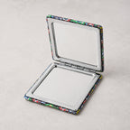 Miroir de poche bohème - Motif Ethnique Pliable Chic