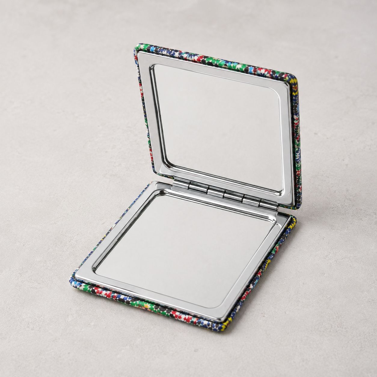 Miroir de poche bohème - Motif Ethnique Pliable Chic