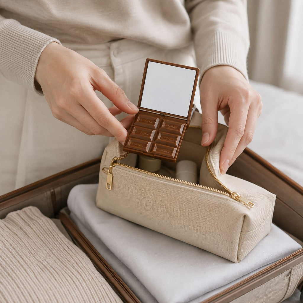 Miroir de poche chocolat - Original Compact Étudiant(e)