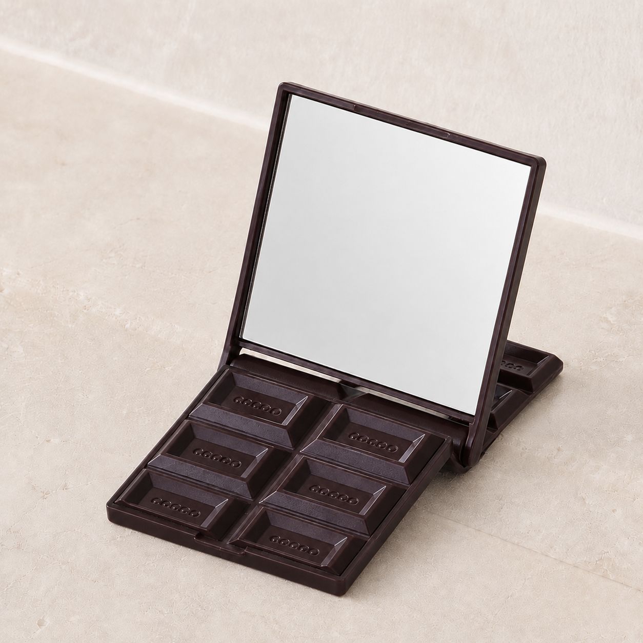 Miroir de poche chocolat - Original Compact Étudiant(e)