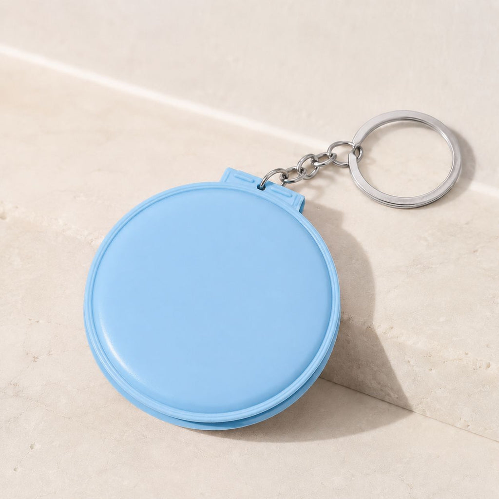 Miroir de poche cuir - Élégant et facile à transporter