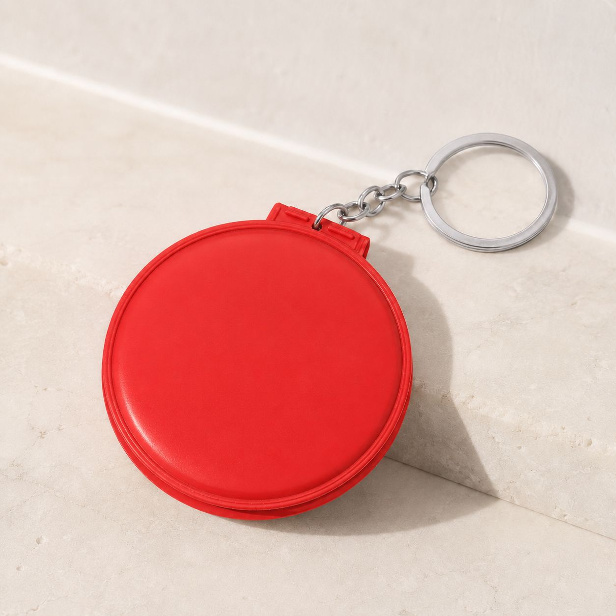 Miroir de poche cuir - Élégant et facile à transporter
