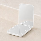 Miroir de poche led - Éclairage LED Grossissant 3X