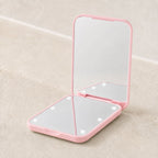 Miroir de poche led - Éclairage LED Grossissant 3X
