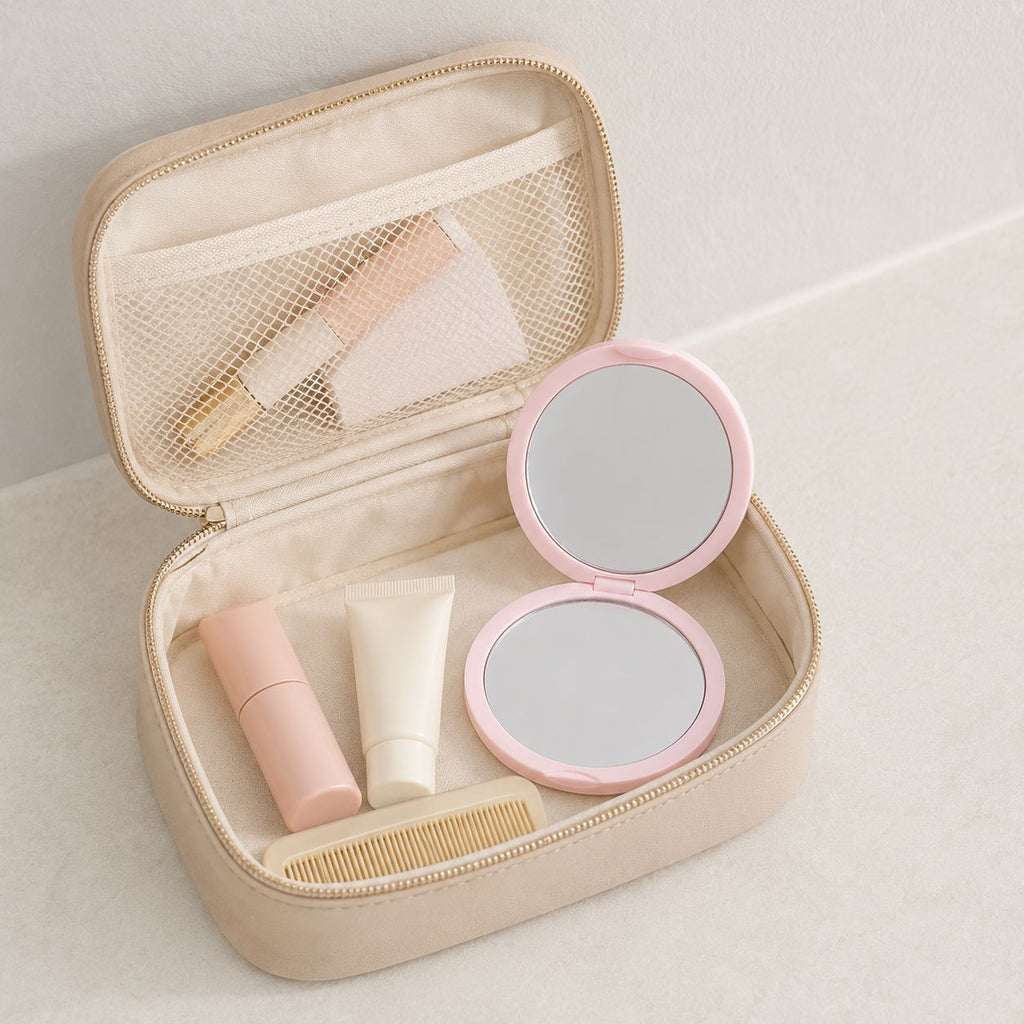 Miroir de poche rond - Compact Double Face Mignon