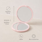 Miroir de poche rond - Compact Double Face Mignon
