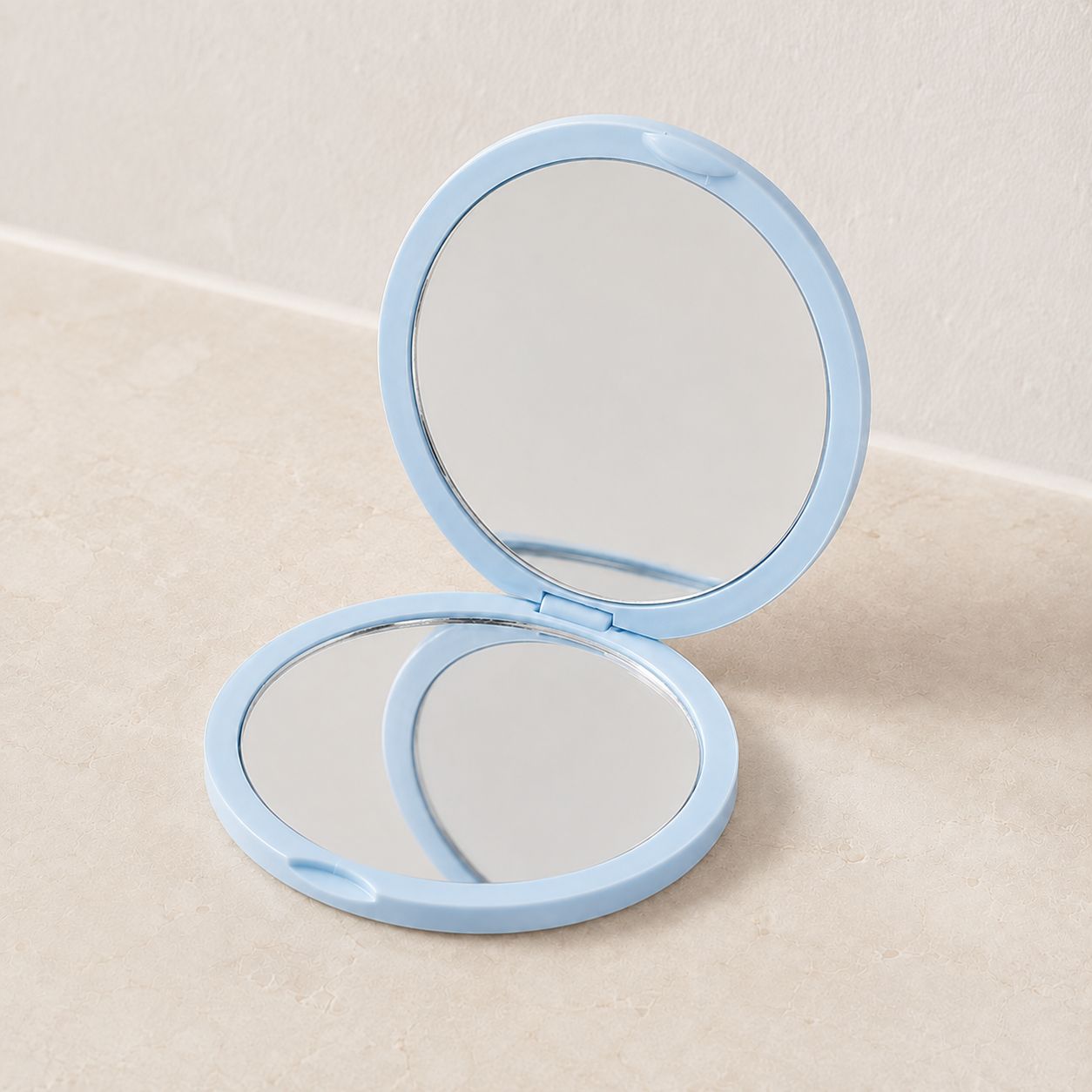 Miroir de poche rond - Compact Double Face Mignon