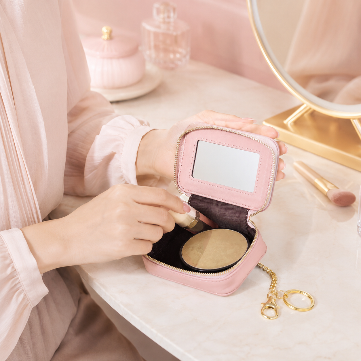 Trousse de maquillage petite - Compacte et Légère