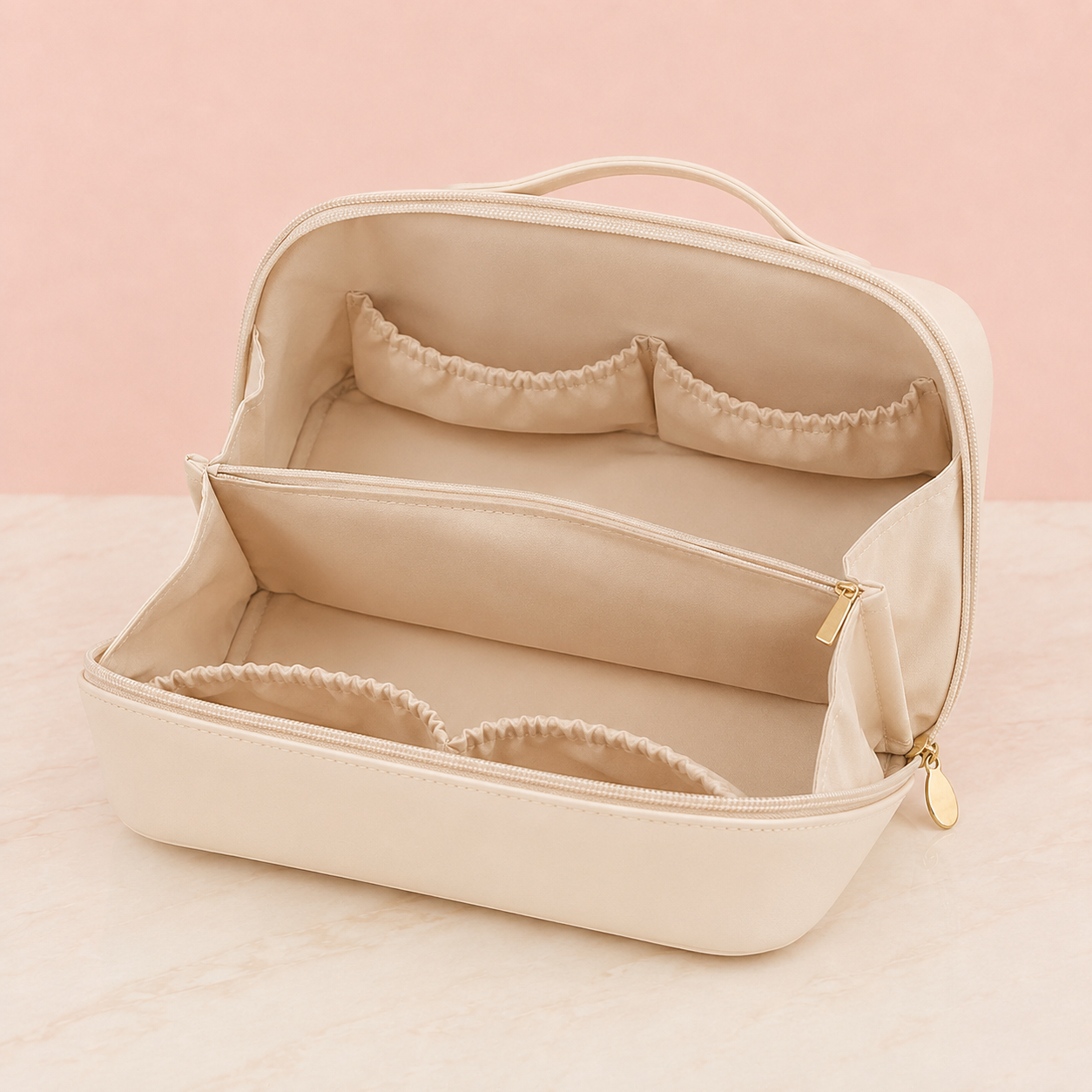 Trousse de maquillage pliable - Gain de Place Assuré