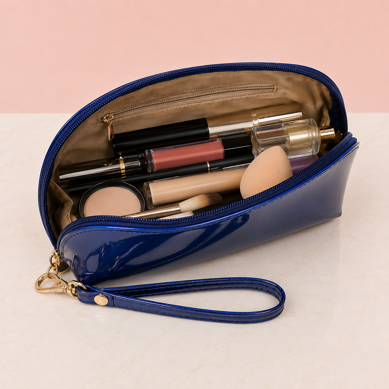 Trousse de maquillage vernis - Rangement Sûr et Chic