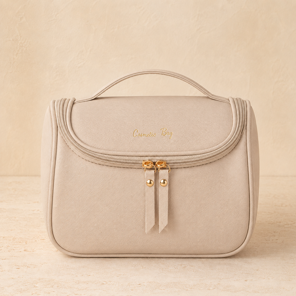 Trousse de toilette femme cuir - Élégante & Résistante