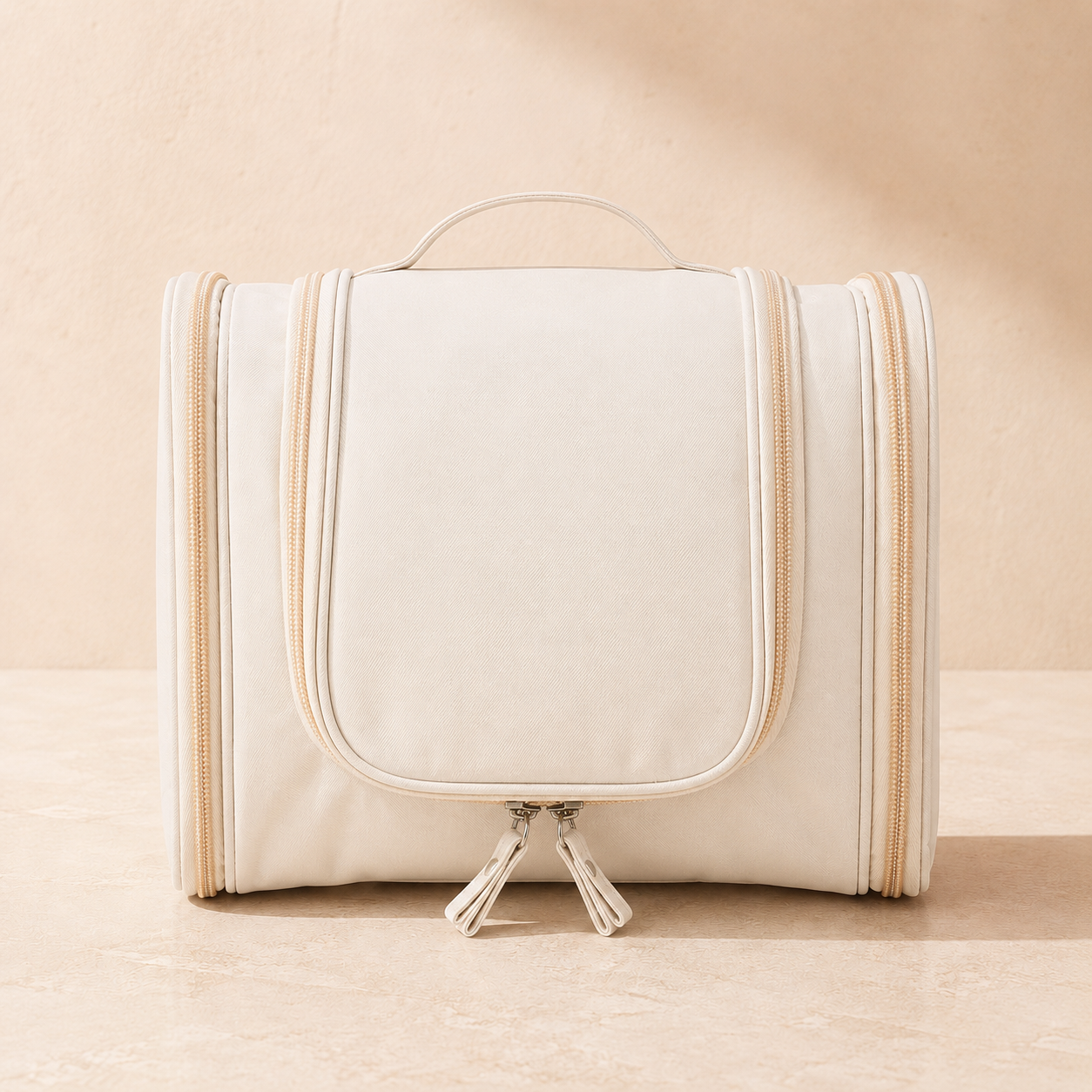 Trousse de toilette pliable à suspendre - 2 en 1 Pratique