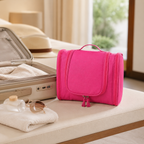 Trousse de toilette pliable à suspendre - 2 en 1 Pratique