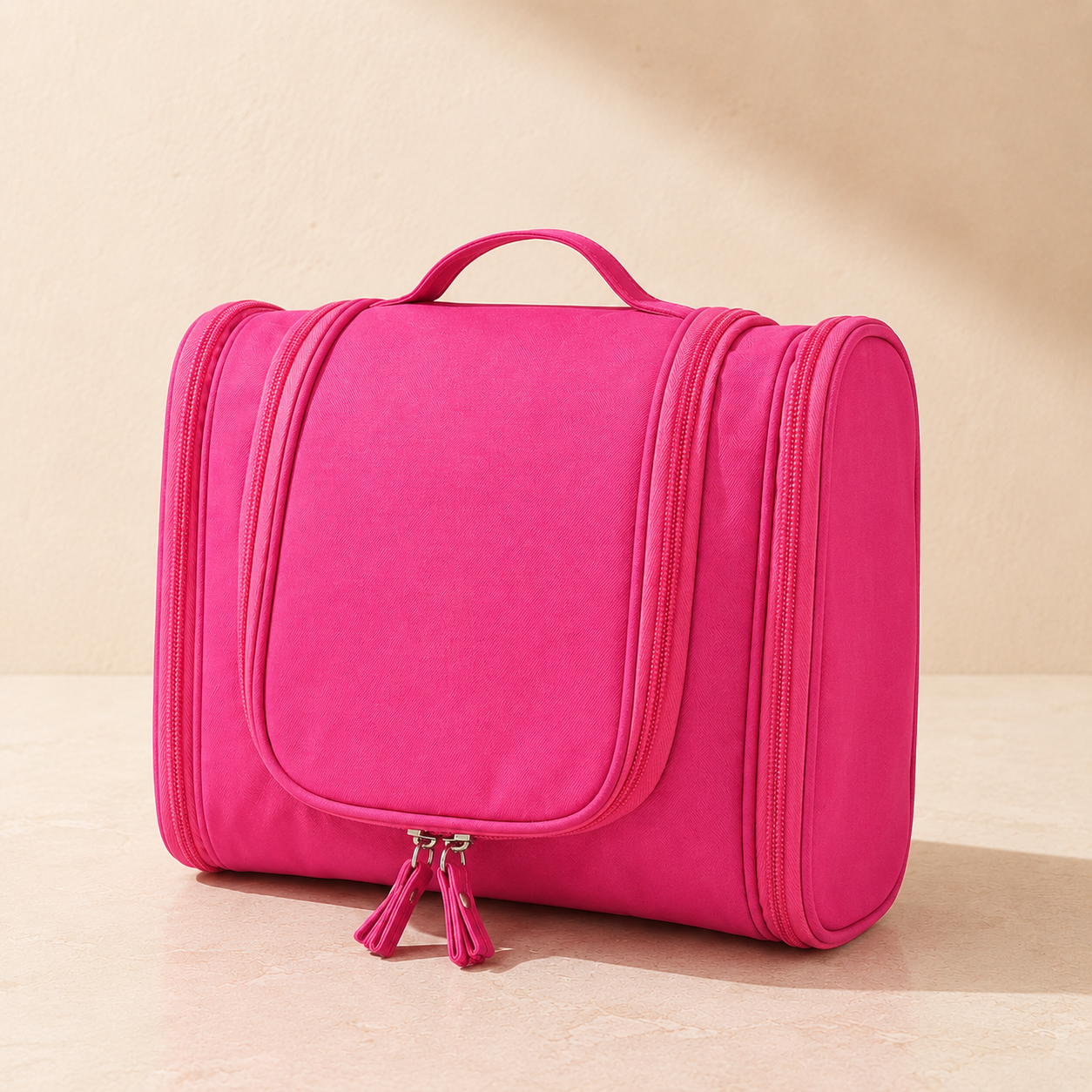 Trousse de toilette pliable à suspendre - 2 en 1 Pratique