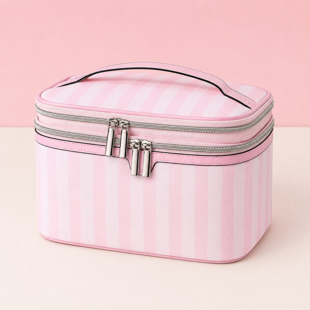 Trousse de maquillage - Double niveau grande capacité