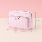 Trousse de maquillage - Double poche compacte et pratique
