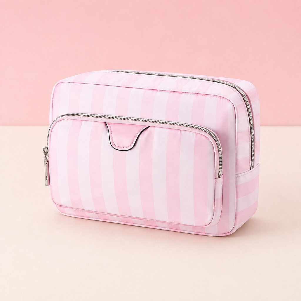 Trousse de maquillage - Double poche compacte et pratique