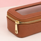 Trousse de maquillage - Étui pinceaux compact avec fenêtre