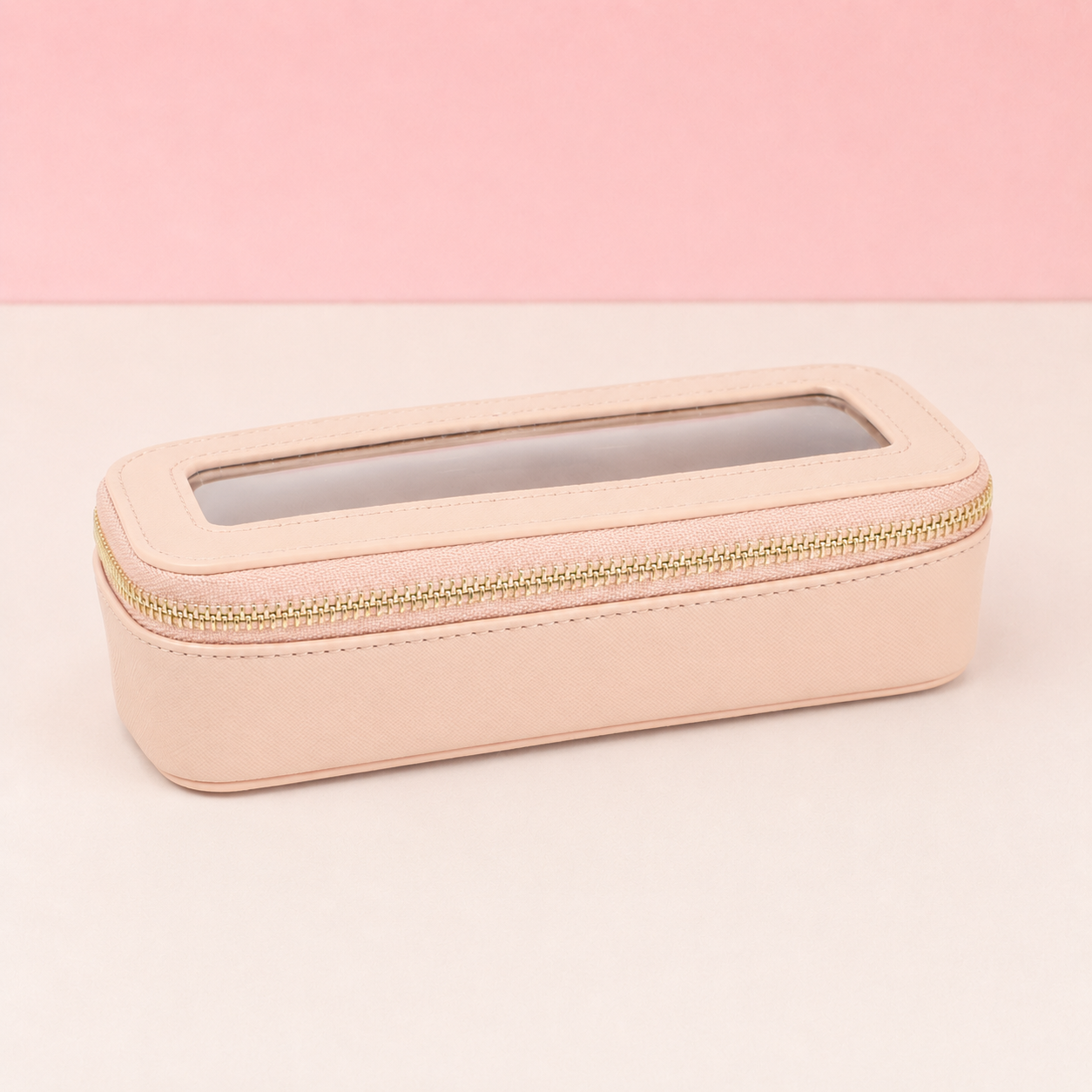Trousse de maquillage - Étui pinceaux compact avec fenêtre
