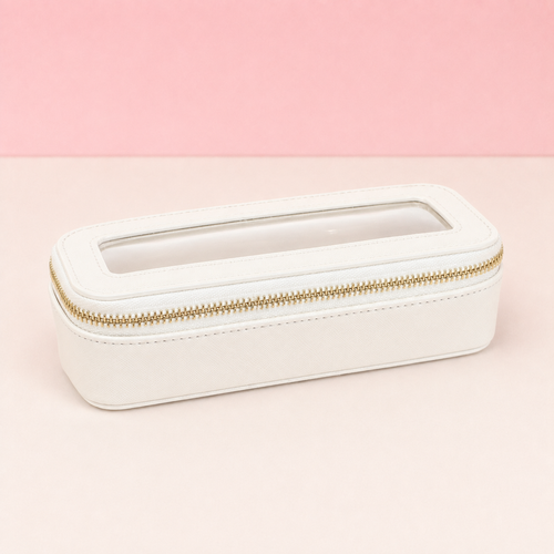 Trousse de maquillage - Étui pinceaux compact avec fenêtre