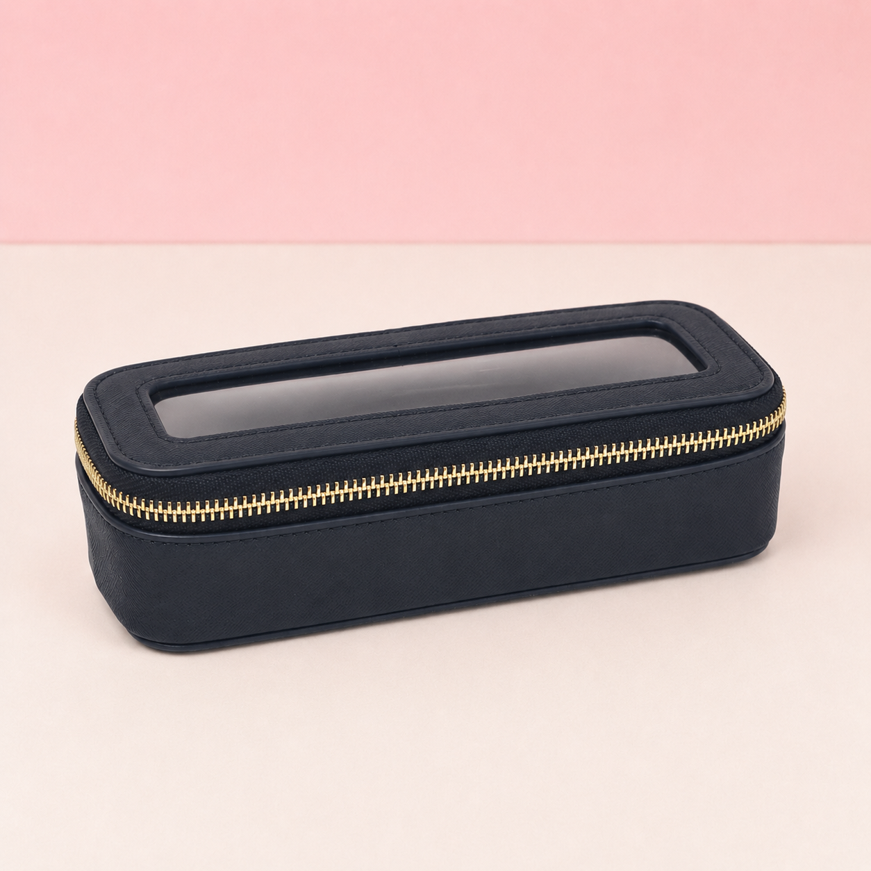 Trousse de maquillage - Étui pinceaux compact avec fenêtre