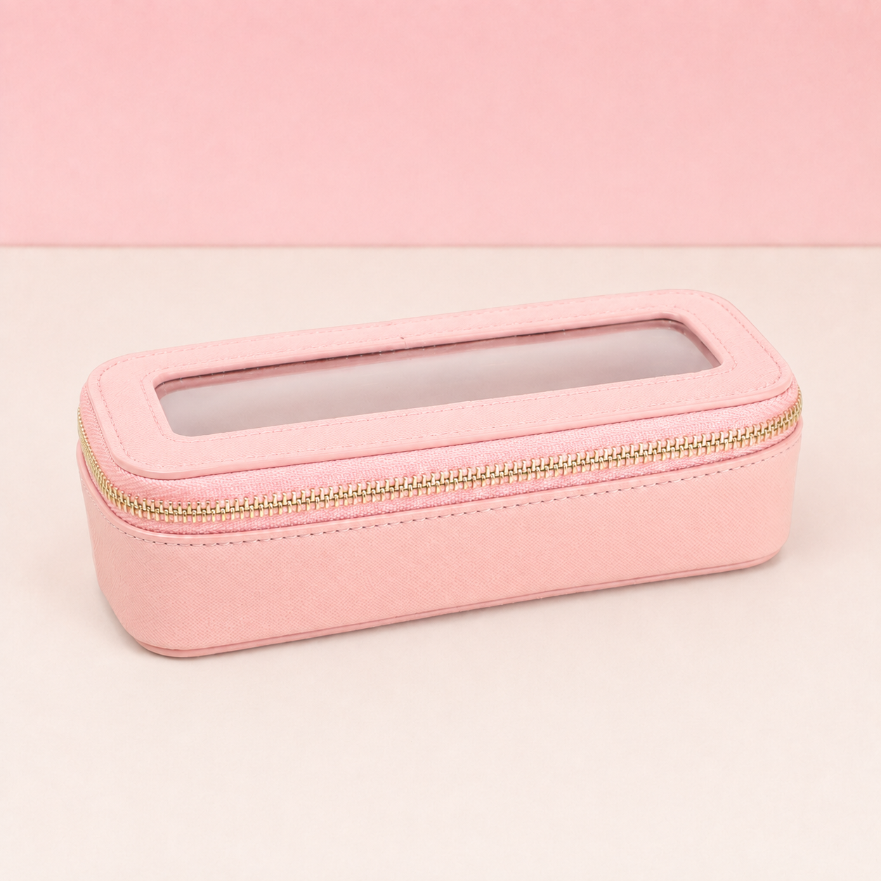 Trousse de maquillage - Étui pinceaux compact avec fenêtre