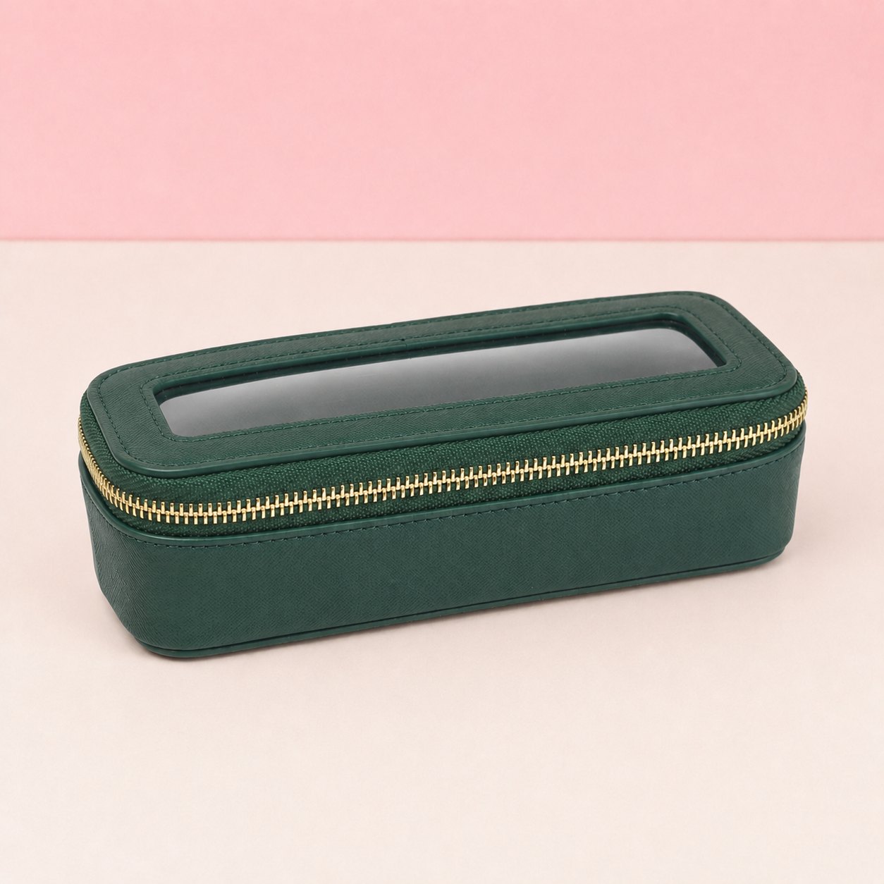 Trousse de maquillage - Étui pinceaux compact avec fenêtre