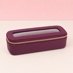 Trousse de maquillage - Étui pinceaux compact avec fenêtre