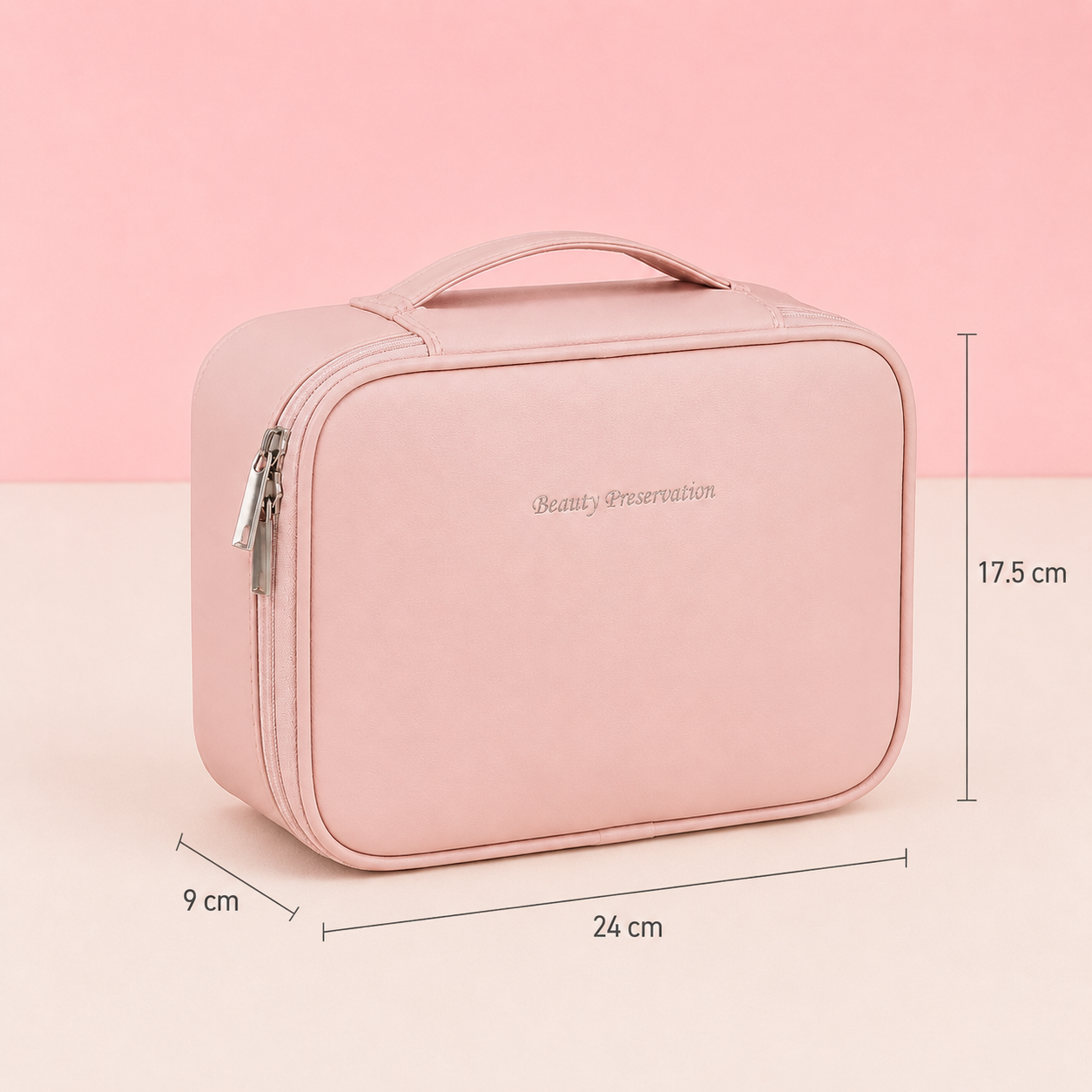 Trousse de maquillage modulable - Rangement net et spacieux