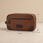 Trousse de toilette homme cuir - Chic et Robuste